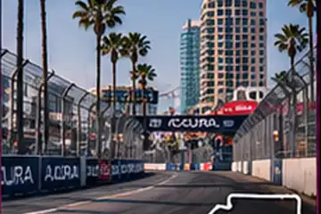 Long Beach — vue du circuit